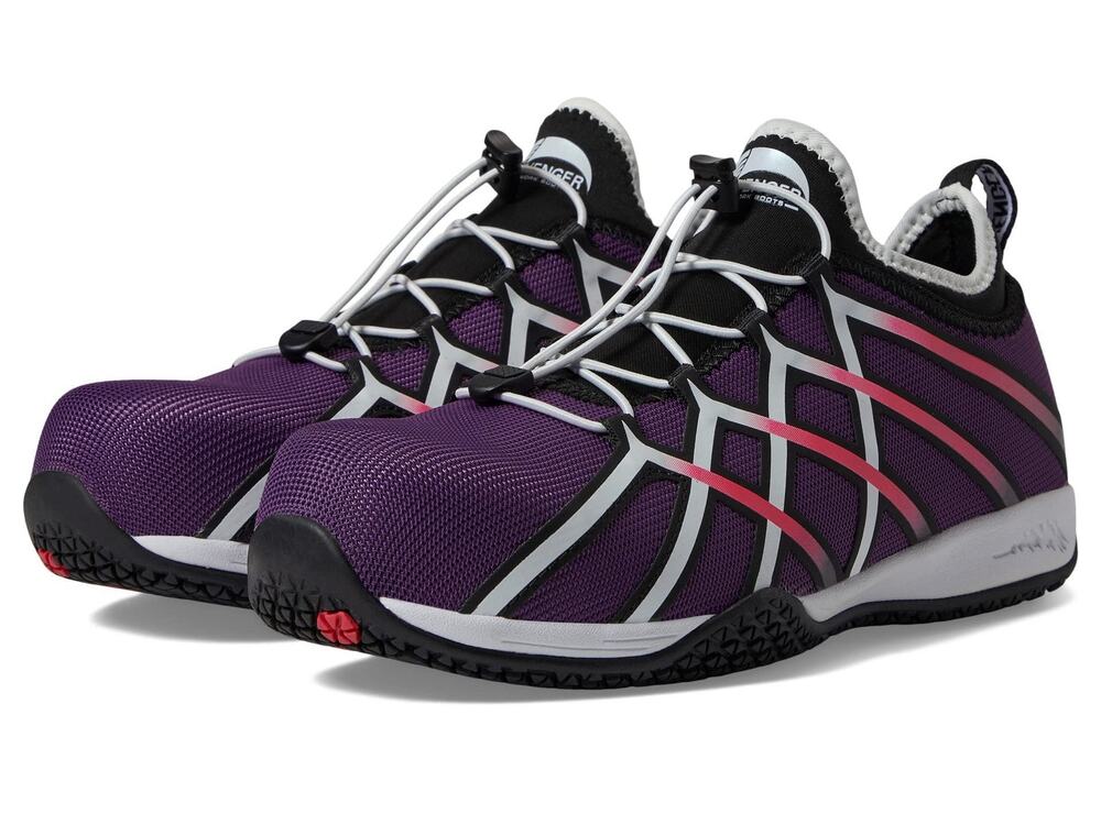 AVENGER WORK BOOTS HYDRO PURPLE/WHITE 8.5 D - WIDE